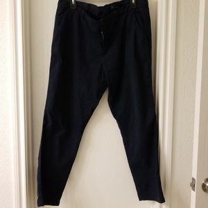 Navy blue girlfriend chinos